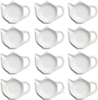 Tea Bag Holder for Used Tea Bag Teapot Shaped Tea Bag Coasters - Keep Your Tea Time Tidy and Organized with Tea Bag Saucers Set of 6