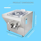 Commercial Countertop Hard Ice Cream Machine, 5.8L Cylinder Gelato Ice Cream Maker with LED Touch Control Screen Panel, Frozen Yogurt Creami Desser Maker Batch Freezer, Outlet: 20L/hour