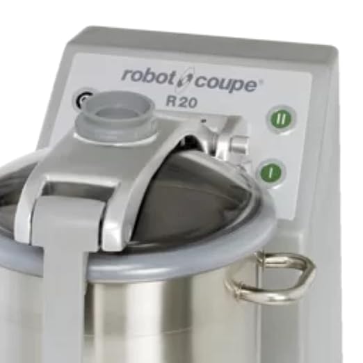 Robot Coupe R20 2-Speed Vertical Cutter Mixer Food Processor with 20-Quart Stainless Steel Bowl, 208-240v/3ph