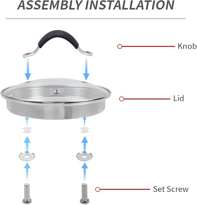 Woogim Thickened Stainless Steel Saucepan Milk Pot Glass Lid Included,Ergonomic Curved Handle with Strainer Holes and Pour Spout,2 Quart Sauce Pan,Suitable for Various Cooking Needs