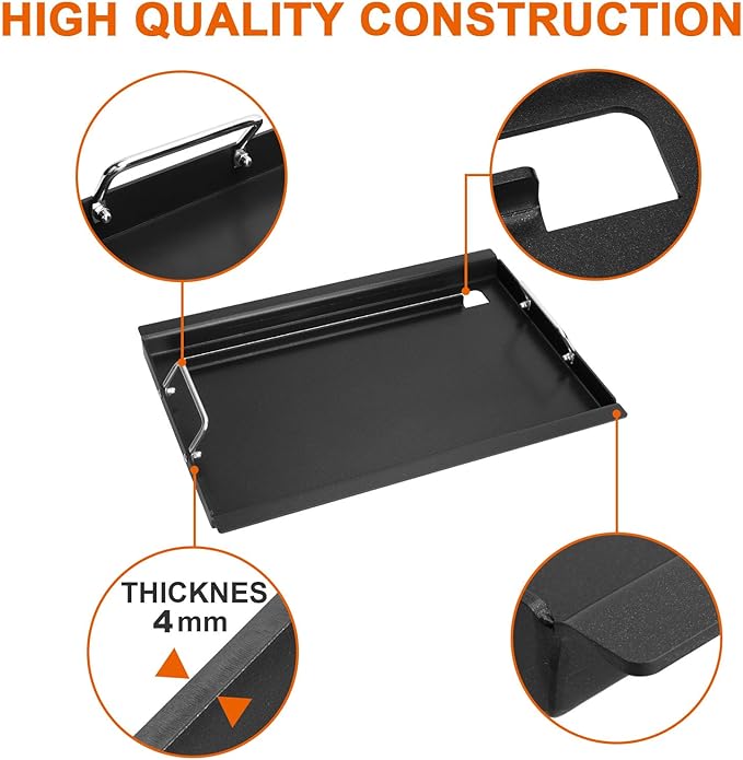 Full-Size Griddle Inserts for Charbroil Performance Convective 3 Burner, Flat Top Griddle for Charbroil Grill 463228622 463732623 463732823 463732923, Replacement Parts for G426-0005-W1
