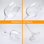 Wine Glasses Set of 8, 12oz Red Wine Glasses, for Red or White Wine, High-end Banquet, Wedding, Gift, Lead-Free Red Wine Goblets, Party, Bar, Anniversary, Housewarming