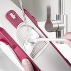 ONCE FOR ALL Safe Mandoline Slicer 5 in 1 Vegetable Cutter, Strips Julienne Dicer Adjustable Thickness 0.1-8 mm for Kitench Fast Meal Prep (Red)