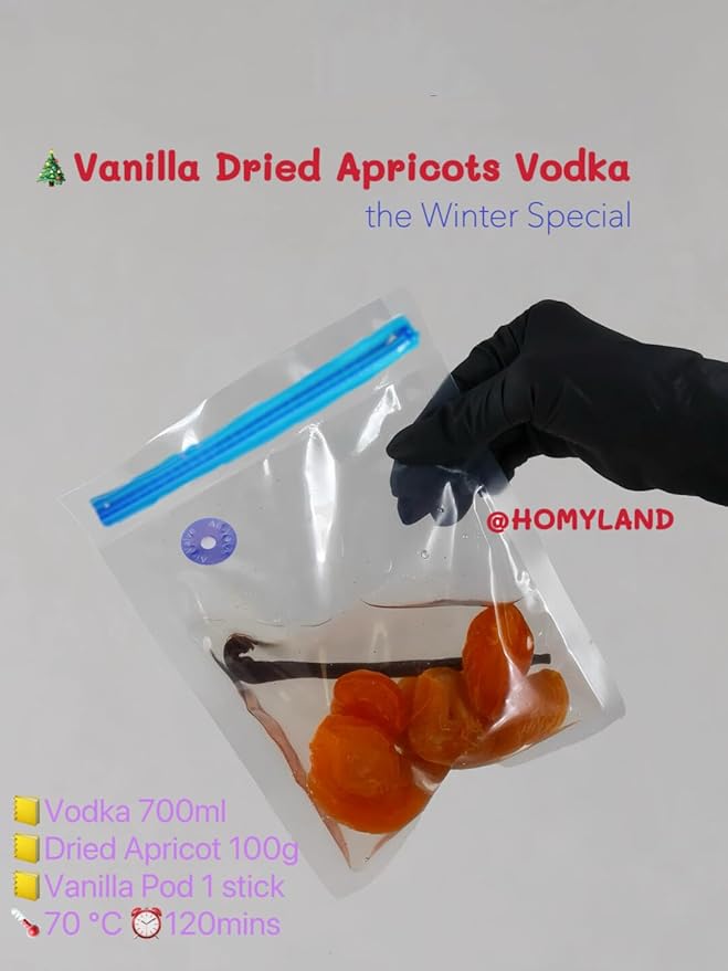 Sous Vide Bags-BPA-Free Reusable Vacuum Seal Bags for Food Storage Food Freezing safe Reseal Vacuum Storage Bag for Sous Vide Cooking-HOMYLAND11.2 * 10.2in (Medium 20pcs)