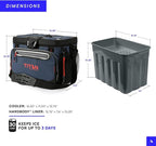 Titan by Arctic Zone 30 Can Zipperless Soft Cooler with HardBody Liner
