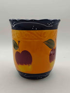 ACK Utensil Holder, Utensil Crock, Modern Kitchen Decor, Kitchen Storage (Country Apple)