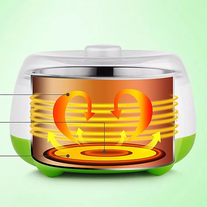 1L Electric Yogurt Maker Auto Constant Temperature w/Stainless Steel Inner Pot DIY Yogurt Maker for Home Organic Yogurt Fruit Wine Maker Cheese Maker