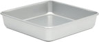 Martha Stewart Gallen 9 Inch Square Nonstick Carbon Steel Cake Pan - Silver