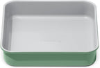 Caraway Non-Stick Ceramic 9” Square Pan - Naturally Slick Ceramic Coating - Non-Toxic, PTFE & PFOA Free - Perfect for Brownies, Lemon Bars, Cakes, & More - Sage