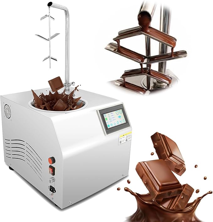 Chocolate Fountain Machine,Chocolate Termperating Machine Chocolate Melting Machine,Chocolate Processing,Chocolate Tempering Melting Vibrating,Chocolate Melting pot perfect for Chocolate Bar