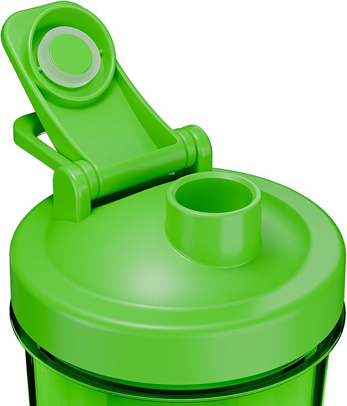 Electric Shaker Bottle USB C Rechargeable Protein Shaker Bottle Shaker cups for Protein Shakes Mixer with 24oz BPA Free Tritan Meal Replacement Shakes Made with Tritan Portable Blender Cup (Green)