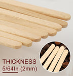 Coffee Stirrers 500pcs Individually Wrapped Coffee Stirrers Wood - 7 Inch Disposable Wooden Stir Sticks for Coffee, Cocktail and Hot Drinks