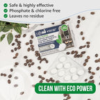 Caffenu Cleaning Tablets Compatible with Delonghi Coffee Machines, 10 Count, 1.4g Each