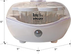 Total Chef Yogurt Maker, 1L (1.1 qt) with 7 Glass Jars and Lids, One Touch Operation, White, Perfect for Natural, Organic, Sweetened or Sugar-Free, Flavored, Plain, or Lactose-Free Homemade Yogurt