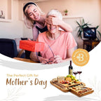 Personalized Charcuterie Board Gift Set - Custom Engraved Charcuterie Boards, Bamboo Cheese Board & Meat Platter - Wedding Gifts, Housewarming Gift for New Home, Anniversary, Birthday Present