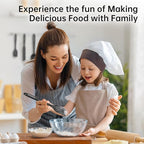 Barsone 4-Piece Silicone Spatula Set（ Heat Resistant 446°F Food Grade BPA Free, Nonstick Cookware Safe Dishwasher Safe Kitchen Tools for Baking, Cooking, Stirring, Black）