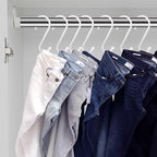 HiGift 18 Pack White Vinyl Coated Metal S Hooks, 4.5 inch Heavy Duty, Non Slip Rust-Free for Hanging Clothes, Plants, Pots, Towels