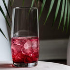 Krosno Long Drink Glasses, Set of 6, 13.9 oz, Blended Collection, Crystal Glass, Perfect for Everyday, Dishwasher Safe, Made in Europe