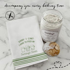 Funny Sourdough Baking Kitchen Towels, Gifts for Sourdough Bakers Tea Dish Towels for Kitchen, Baking Lover Gifts Decorative Hand Towels, 16x24 Inch Pink Green