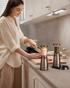 Electric Salt and Pepper Grinder Set Rechargeable, Electric Pepper Grinder with Adjustable Coarseness, 4.5oz Large Capacity, 1.8" Wide-Mouth & Storage Base, One-Hand Operation Kitchen Gadgets