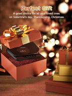 Misby Coffee Mug Warmer, 50W Large Heating Panel Mug Warmer with 6-Temp Settings, 8H Auto Shut-Off, 12H Timer, Ultra-Thin Design, Coffee Warmer for Desk, Ideal for Home, Office, and Travel (Black)