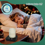 VOBAGA Coffee Warmer & Mug Warmer for Home Office Home Desk Use, Coffee Cup Warmer with 3 Temperature Settings for Coffee Tea Cocoa with Auto Shut Off After 4 Hours, Coffee Gifts