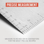 Chef Pomodoro Stainless Steel Bench Scraper 6" for Bread, Pizza and Pastry, Dough Scraper, Kitchen Scraper Tool, Sharp Edge Food Scraper Tool Kitchen, Heavy Duty Bench Knife, Nonslip Pastry Cutter