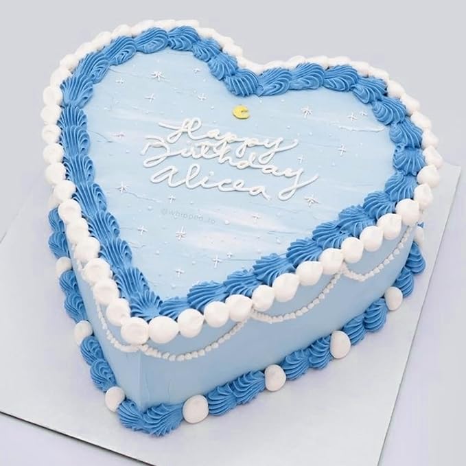 10 Inch Heart Shaped Cake Pan,Deep 3 Inch, Aluminum Heart Cake Tin, Heat-Resistant Baking Cake Pan for Wedding, Party, Family Occasions, Chocolate, Bread. (10 × 3 Inch)