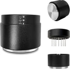 58mm Espresso Accessories Kit, 3-in-1 Coffee Distributor and Tamper, WDT Tool Espresso Distribution Tool Set Fits Espresso Coffee Machines and 58 mm Portafilters Accessories (58mm)
