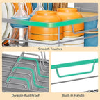 Dish Drying Rack for Kitchen Counter, Space-Saving Dish Rack, Multifunctional Dish Drainer Rack, Sink Kitchen Dishes Strainer, Dryer Rack with Drain Board, and Cutlery Holder,Small Size Gray