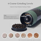 Electric Salt and Pepper Grinder Set, USB Rechargeable, Automatic Salt and Pepper Mill Grinder with Adjustable Coarseness, Electric Salt Shakers, LED Light, Refillable (2 Packs, Sage)