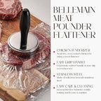 Bellemain Meat Pounder Flattener, Easy-Grip Meat Tenderizer, Stainless Steel Meat Mallet for Cooking, Meat Hammer, Chicken Tenderizer, Meat Smasher Utensil, Kitchen Mallet, Meat Masher Tool