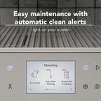 KitchenAid Fully Automatic Espresso Machine KF7 with Milk Attachment, KES8557BK, Cast Iron Black