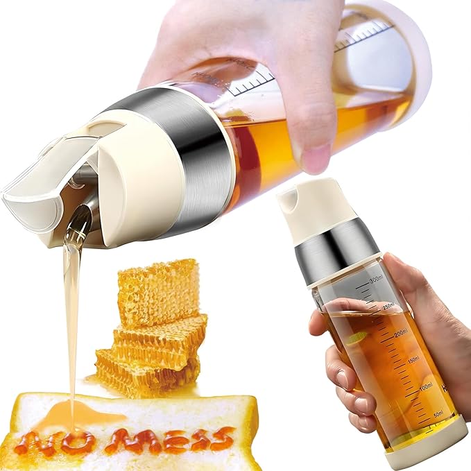 Honey Dispenser No Drip, Maple Syrup Bottle, Olive Oil Dispenser, Honey Jar with Stand, Beautiful Bottle Container, Perfect Honey Pot