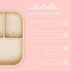 Leak Proof Bento Box Food-Grade Silicone Bento, BPA, Phthalate, Lead, & PVC Free - Bento Lunch Box for Daycare, Kids, & Adults - Leak Resistant Sets With Lids Snack Box Container (Peach)