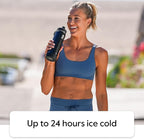 Takeya Actives Water Bottle with Spout Lid - Bottle with Double Stainless Steel Insulation - Dishwasher Safe & BPA-Free - Bottle with Spout Lid & Removable Bumper - 40 oz, Oat Milk