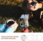 2/3/6/9/12 Cup Gasket & Filter For Stovetop Espresso Coffee Makers, Rubber Seal For Stove Top Coffee Maker Moka Pot, Silicone Gasket Seals, Espresso Machine Replacement Parts(3 cup)