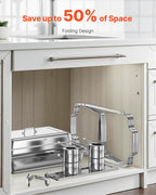 VEVOR Chafing Dish Buffet Set, 8 Qt 6 Pack, Stainless Steel Chafer with 6 Full Size Pans, Rectangle Catering Warmer Server with Lid Water Pan Stand Fuel Holder, for Weddings Parties Banquets, Silver