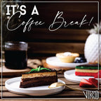 Vikko Appetizer Plate, Set of 4 White Plates, Elegant Raised Rim Bone China, Stackable 6.5 Inch Dessert Plates, Dishwasher Safe