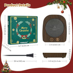 VOBAGA Coffee Warmer & Mug Warmer for Home Office Home Desk Use, Electric Cup Warmer with 3 Temperature Settings for Tea, Milk, Cocoa with Auto Shut Off After 4 Hours, Coffee Gift