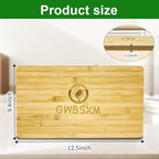 Compatible with Panasonic NB-G110P FlashXpress Toaster Oven - Bamboo Cutting Board with Heat-Resistant Non-Slip Feet, Built-in Handles, Saving Cabinet Space,Countertop Oven Accessories