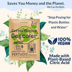 Nespresso Compatible Vertuo Cleaning & Descaling Kit – 1 Year Supply. Includes 4 Descaling Powder Solution, 12 Cleaning Tablets, 1 Reusable Pod, Eco-Friendly Vertuoline Maintenance Kit