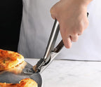 New Star Foodservice 50479 Deep Pizza Tray Pan Gripper Holder, 8", Silver