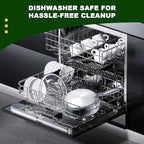 EWFEN 12 Inch Tri-Ply Stainless Steel Frying Pan, Compatible with All Cooktops Up to 600℉, Large Frying Pan with lids, Induction-Ready Skillet, Dishwasher and Oven Safe, Fast & Even Heat, Heavy Duty