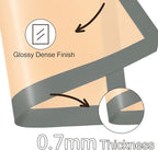 Silicone Baking Mat, 3 Pack Reusable Baking Mat, Non-Stick, Food Safe Silicone Mats for Baking, Oven Baking Sheet for Making Cookies, Macaroons, Bread