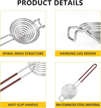 NileHome Egg Separator Egg Yolk White Separator Stainless Steel Egg White Yolk Sifting Filter Egg Divider Kitchen Tool for Baking Cake, Kitchen Gadget Cooking/Baker Tool