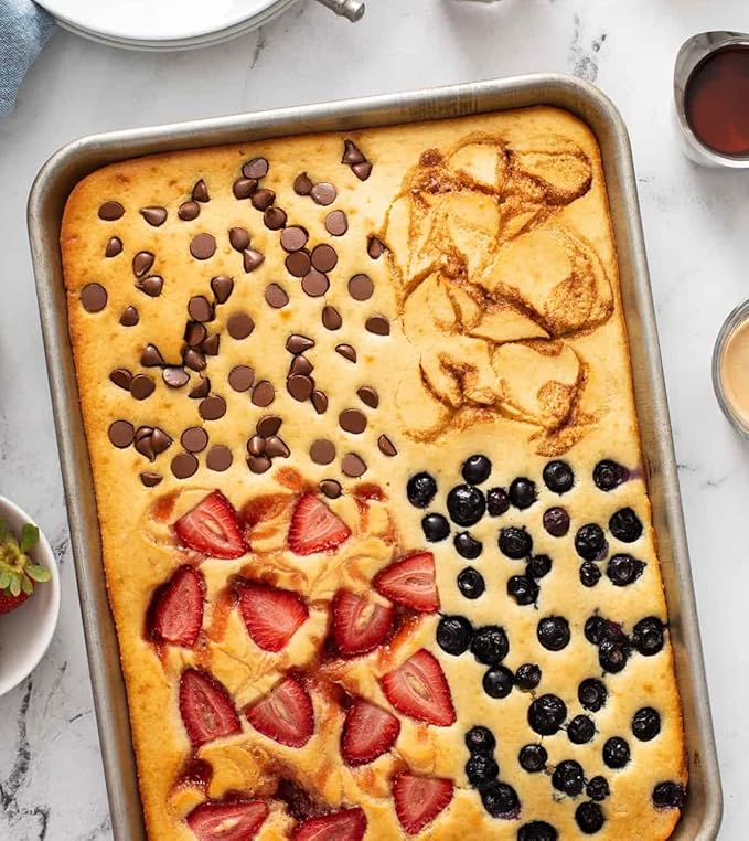 FUNSTITUTION Aluminum Foil Pans 13x17 (20 Pack) - Disposable Aluminum Baking Pans With High Heat Conductivity For Grilling, Cooking, Storing, Prepping, Disposable Pans and Tin Foil Pan