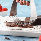 Spring Chef Dough Blender, Top Professional Pastry Cutter, Heavy Duty Baking Tool with Stainless Steel Blades, Medium Size, Aqua Sky