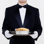 PARTY BARGAINS 2 Lb Aluminum Loaf Pan - 40 Pack, 8.5" x 4.5" x 2.5" Heavy Duty Disposable Bread Pans for Perfect for Baking, Lasagna, Meatloaf & Food Serving (Max 240°C)