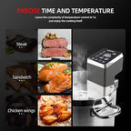 AnchorChef Immersion Circulator, Commercial Restaurant Sous Vide Machine，Large capacity sous vide, Fast-Heating，Sous vide cooker 1400W，With large Touchscreen Accurate Temperature Timer (110V)